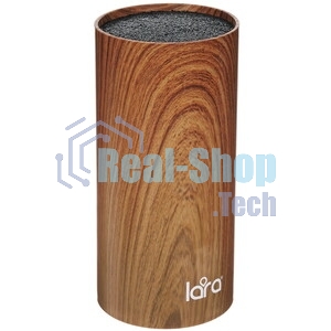 Подставка для ножей универсальная LARA LR05-103 Wood круглая Soft touch 110×225