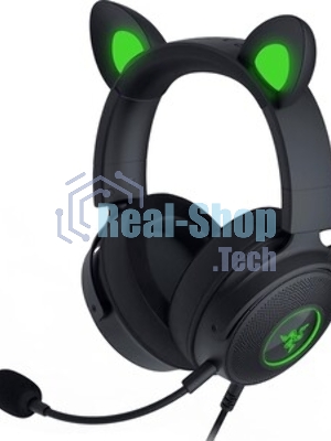 Гарнитура Razer Kraken Kitty V2 Pro чёрный, проводная, USB, подсветка