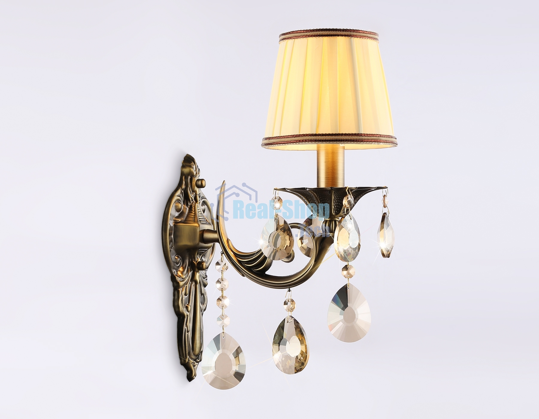 Светильник Ambrella light TR4578 SB/WH бронза/белый E14 max 40W 405*130*230