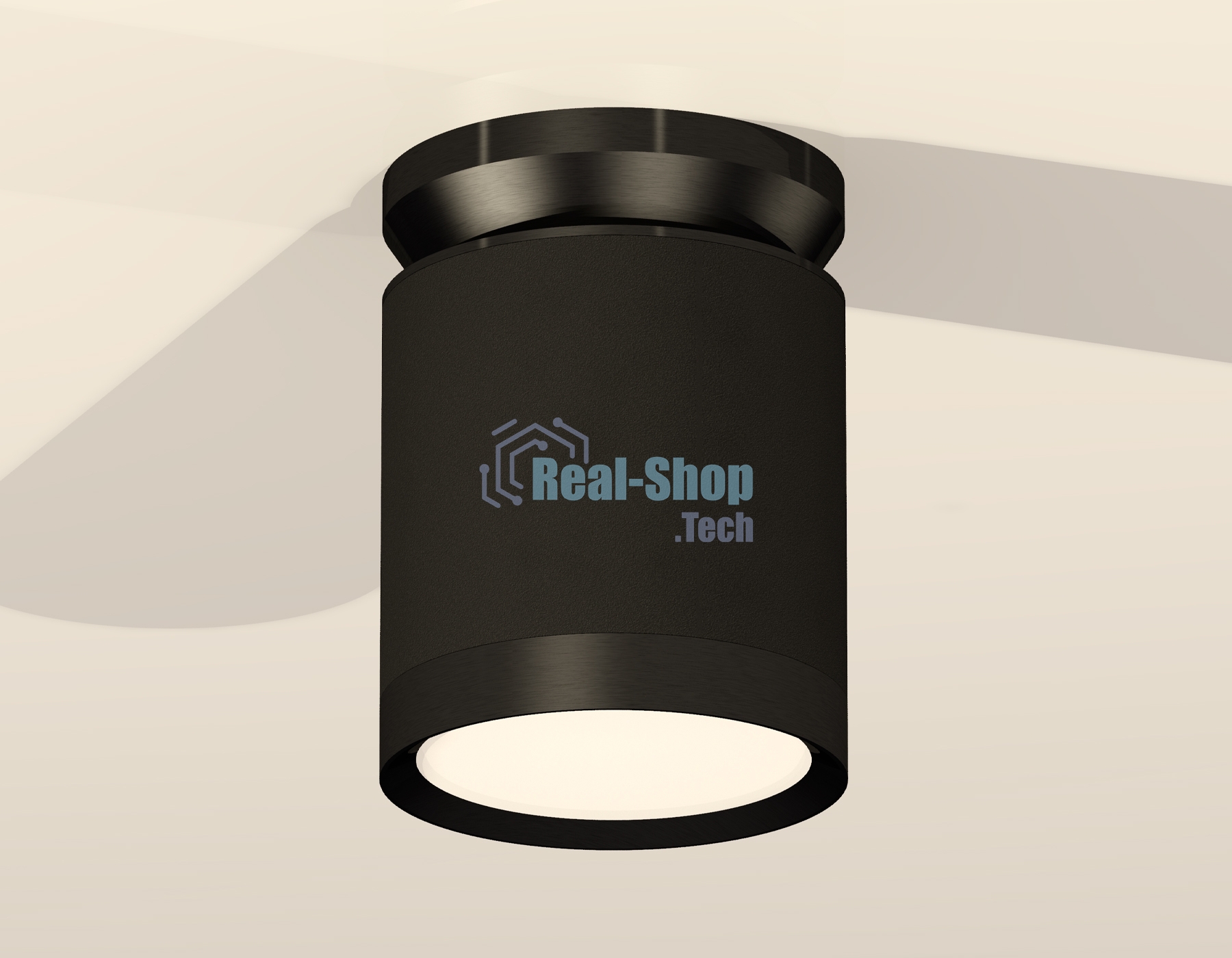 Светильник Ambrella Light XS8142020 SBK/PBK черный песок/черный полированный GX53 (N8902, C8142, N8113)