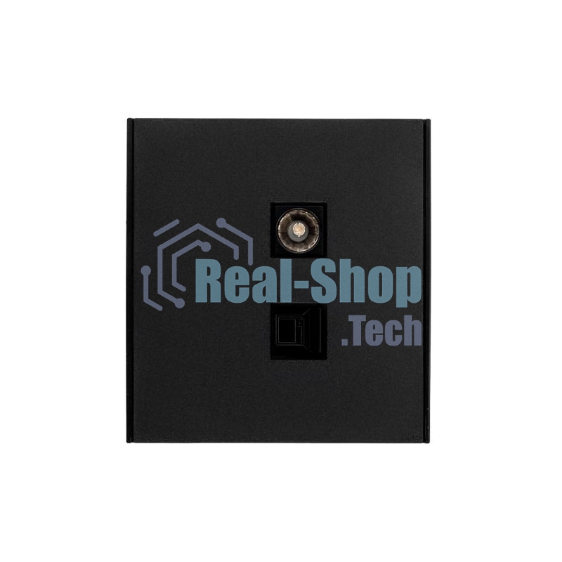 Розетка телевизионная Kranz STRONG компьютерная RJ45 кат6 + TV с/у антрацит
