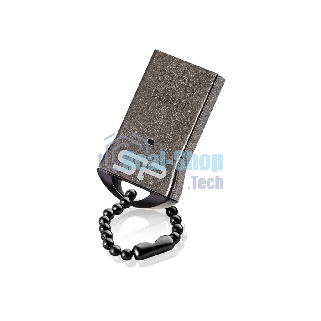 Флешка USB Silicon Power R/W 64Gb Touch T01 SP064GbUF2T01V1K USB 2.0 черный/серебристый