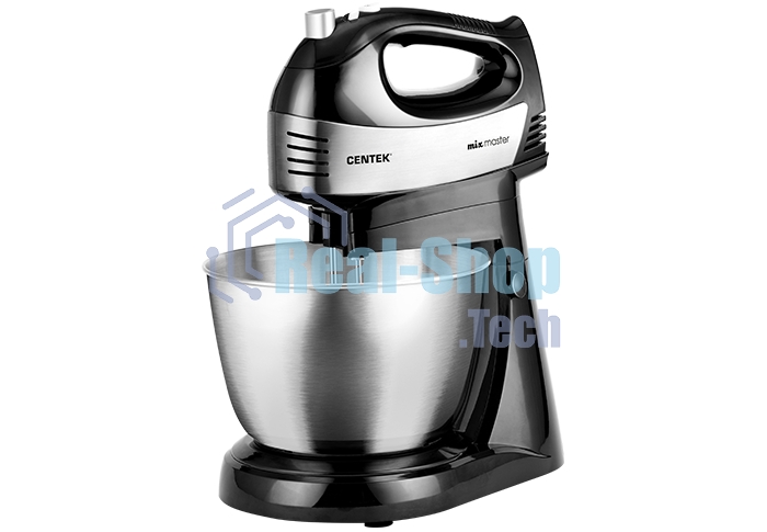 Миксер Centek CT-1124 (черн/сталь)