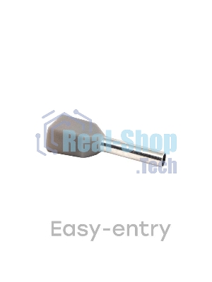 Наконечник штыревой втулочный изол. НШвИ(2) 0.75-8 (уп.50шт) EKF nhvi2-0.75-8