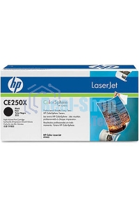 Картридж лазерный HP CE250X черный для CLJ CM3530/CP3525 10500 стр.