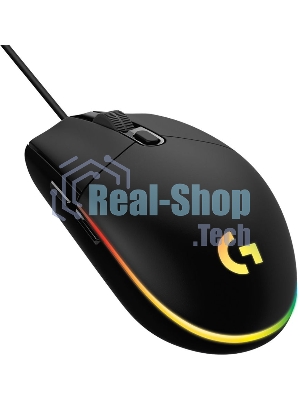 Мышь проводная Logitech G102 LIGHTSYNC черный, 8000 dpi, USB, кнопки - 6