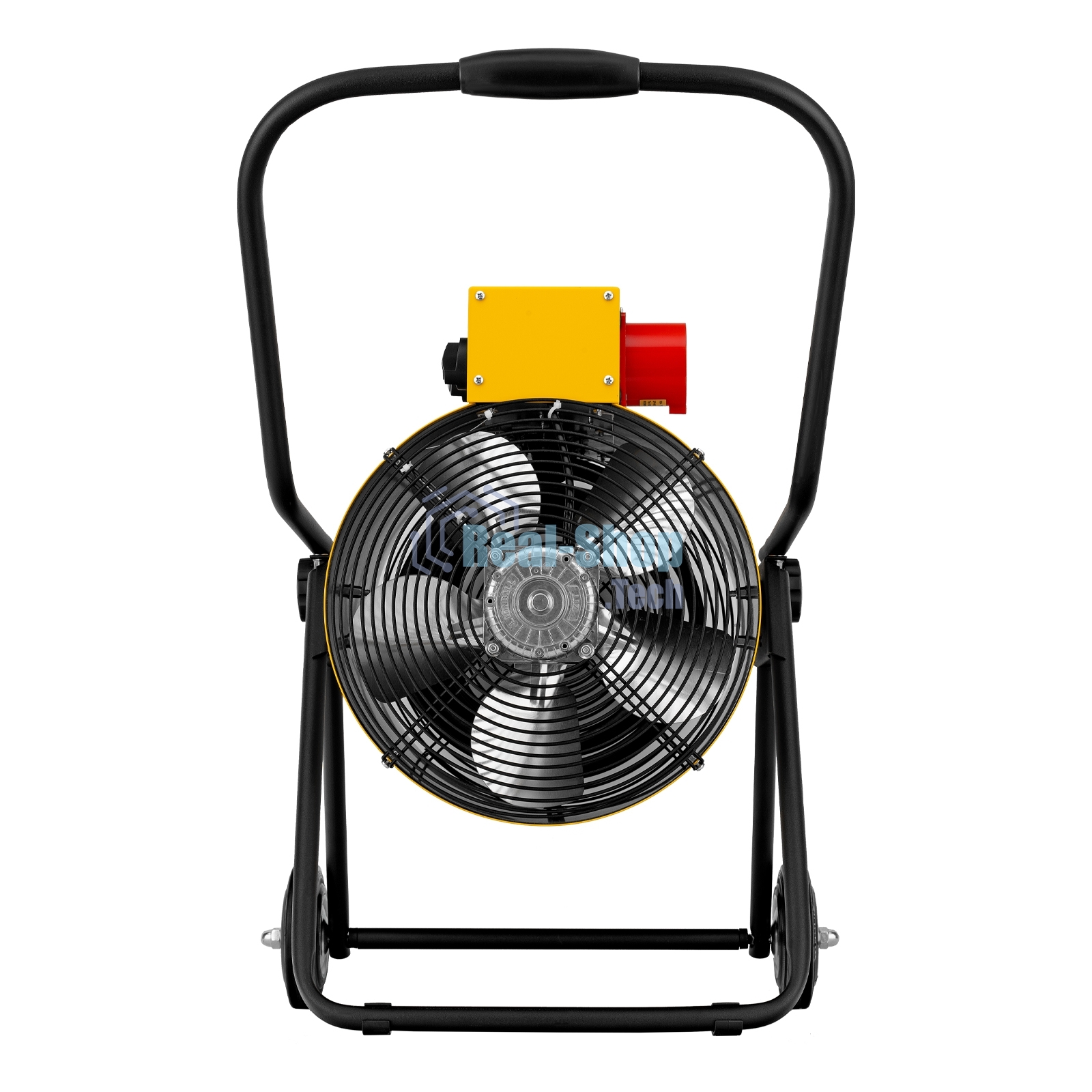 Тепловая пушка Denzel SFH-15000, 400 В, желтый, 120/9000/15000 Вт, 150 м2, термостат