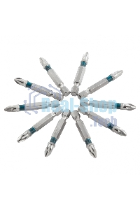 Набор бит Gross PZ2х50, сталь S2, 10 шт.