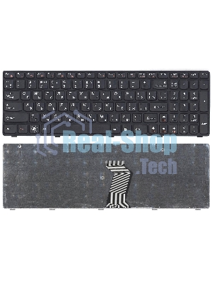 Клавиатура для ноутбука Lenovo Ideapad G580 G585 Z580 Z585 Z780 G780 черная с черной рамкой