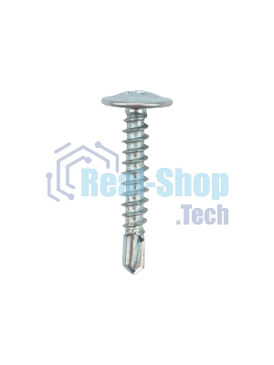 Саморез с прессшайбой Kranz ПШС сверло 4,2х25мм, пакет (800 шт/уп)