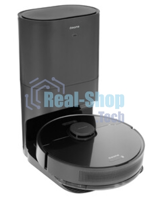 Робот-пылесос Dreame RLS6AD D10S Plus черный, 5200 мА·ч Li-Ion, уборка сухая/влажная, пылесборник контейнер 0.4 л