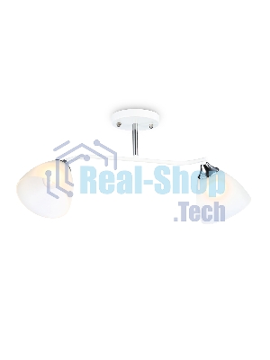 Светильник Ambrella light TR303001/2 WH/CH/FR белый/хром/белый матовый E27/2 max 40W 560*140*240