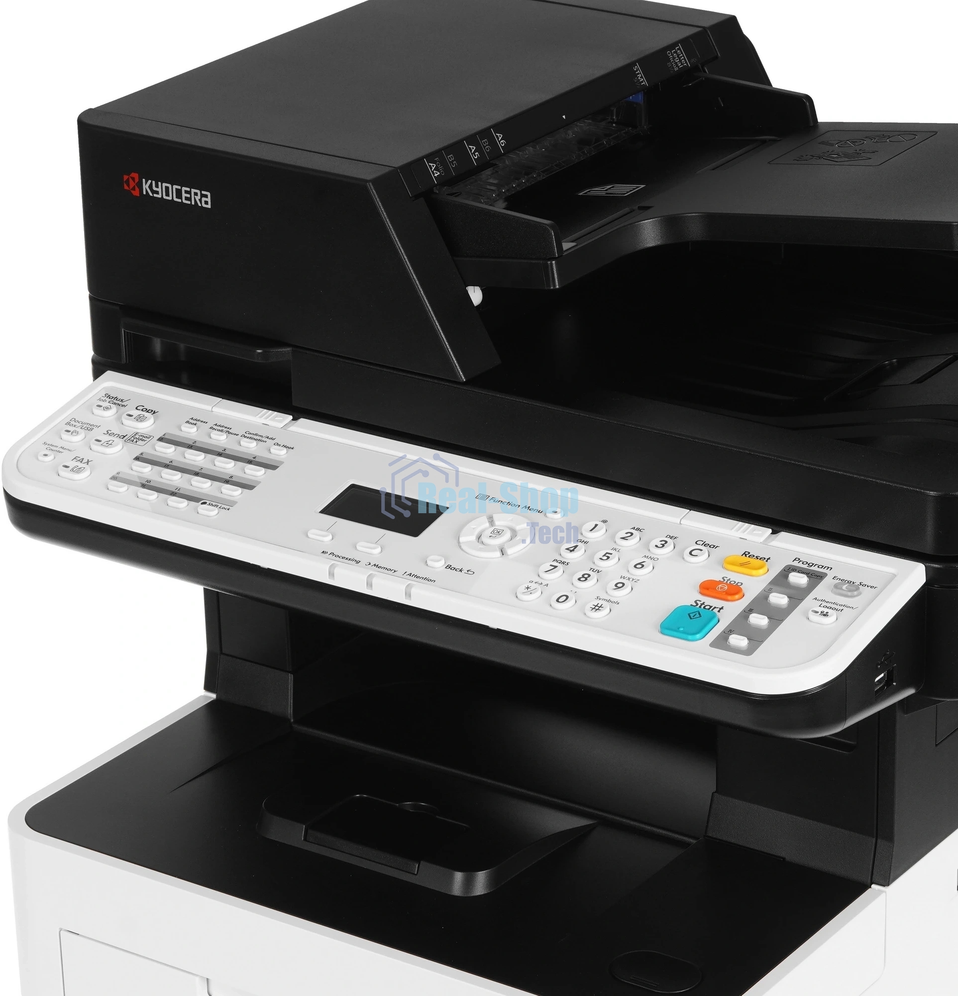 МФУ лазерное Kyocera ECOSYS MA4500fx (110C123NL0), A4, ч/б, печ. до 45 стр/мин., скан. до 60 стр/мин. (ч/б) 40 стр/мин (цвет), 1200 x 1200 dpi (печать) 600x600dpi (скан.), USB, RJ-45, Air Print, Mopria