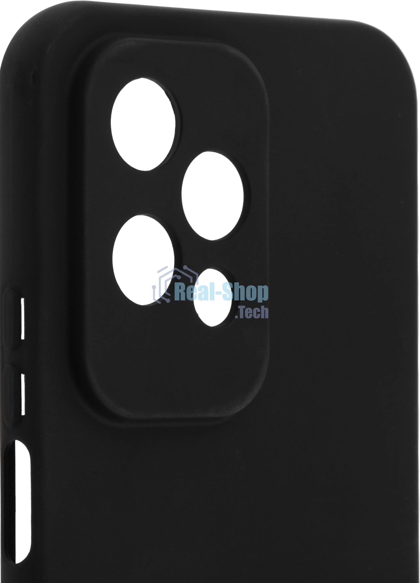 Чехол (клип-кейс) BoraSCO для Honor 200 Lite Silicone Case черный (73437)