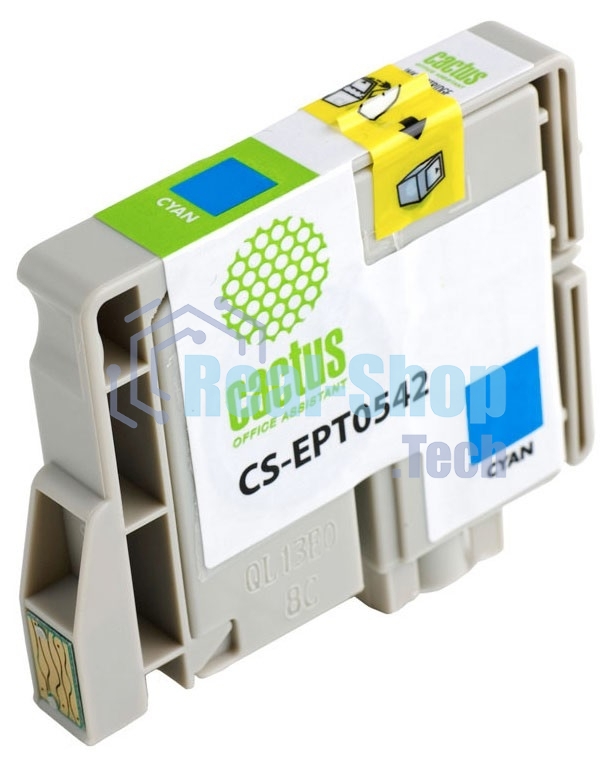 Картридж струйный Cactus CS-EPT0542 голубой (16,2 мл) для Epson Stylus Photo R800/R1800