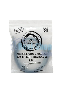 Кабель USB2.0 Gembird/Cablexpert, мультиразъем USB, AM/miniB 5P, 1м, пакет CC-5PUSB2D-1M