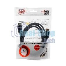 Кабель Cablexpert HDMI CC-HDMI4-6, 19M/19M, v2.0, медь, позол.разъемы, экран, 1.8м, черный, пакет