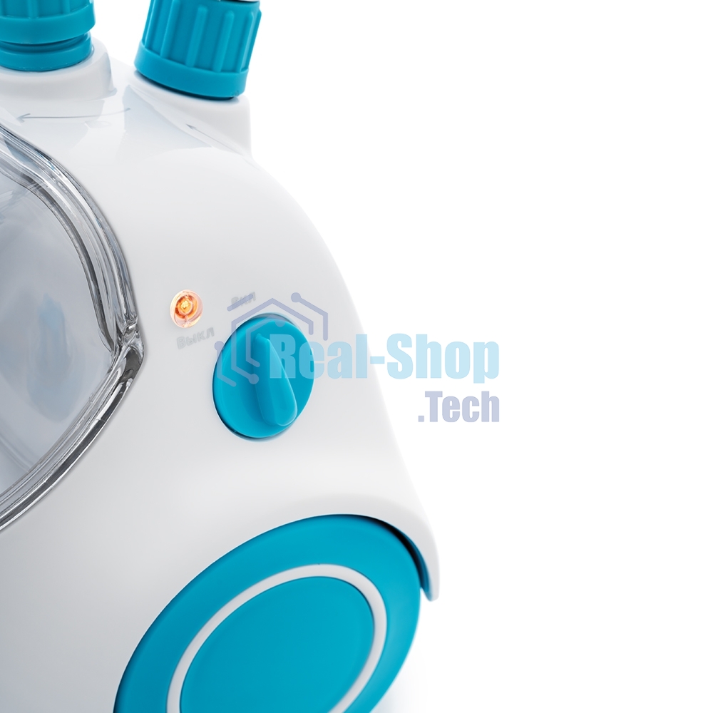 Отпариватель напольный Kitfort КТ-957 1500Вт белый/бирюзовый