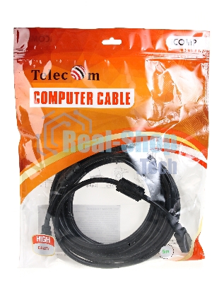 Кабель HDMI-19M - HDMI-19M ver 2.0+3D/Ethernet,2 фильтра 5m Telecom