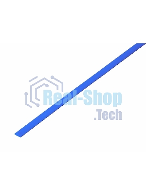 Термоусадочная трубка Rexant 3,5/1,75 мм, синяя, упаковка 50 шт. по 1 м