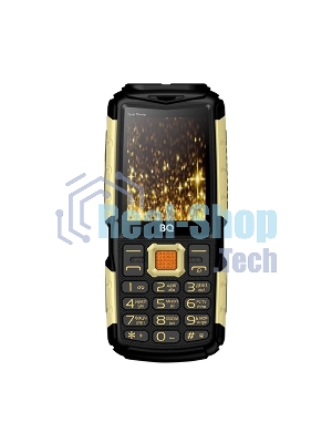 Мобильный телефон BQ-2430 Tank Power Black+Gold 2.4”