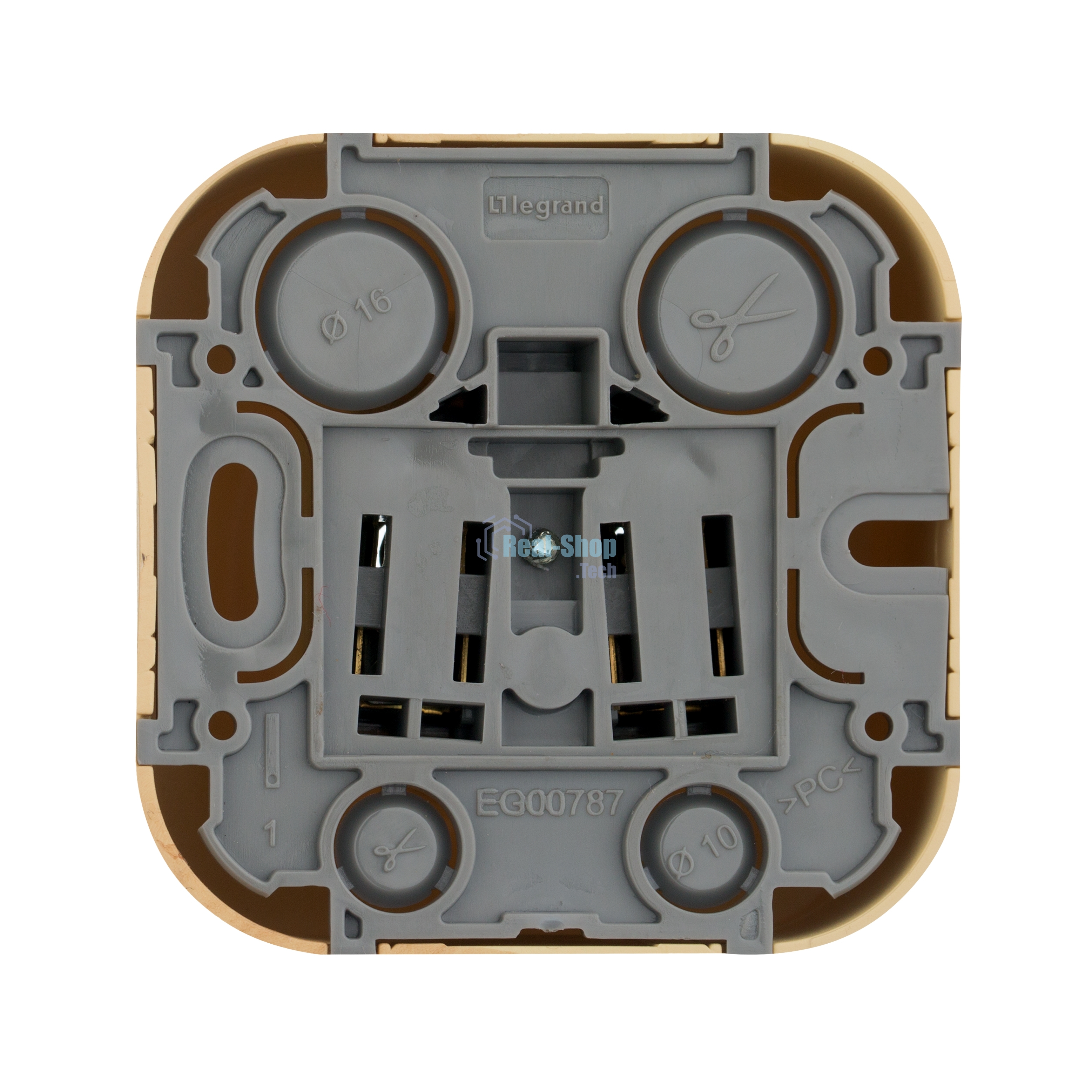 Розетка без заземления без шторок Legrand 782270 (Дерево)