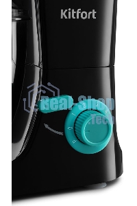 Миксер планетарный Kitfort КТ-3044-4 1000 Вт черный/бирюзовый