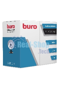 Кабель сетевой Buro BU-CCA-042 UTP 4 пары cat5E solid 0.42мм 305м серый