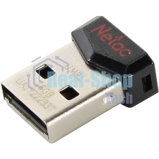 Флешка USB Netac UM81 (NT03UM81N-016G-20BK), 16Gb, USB 2.0, R/W 30/10, черный/красный