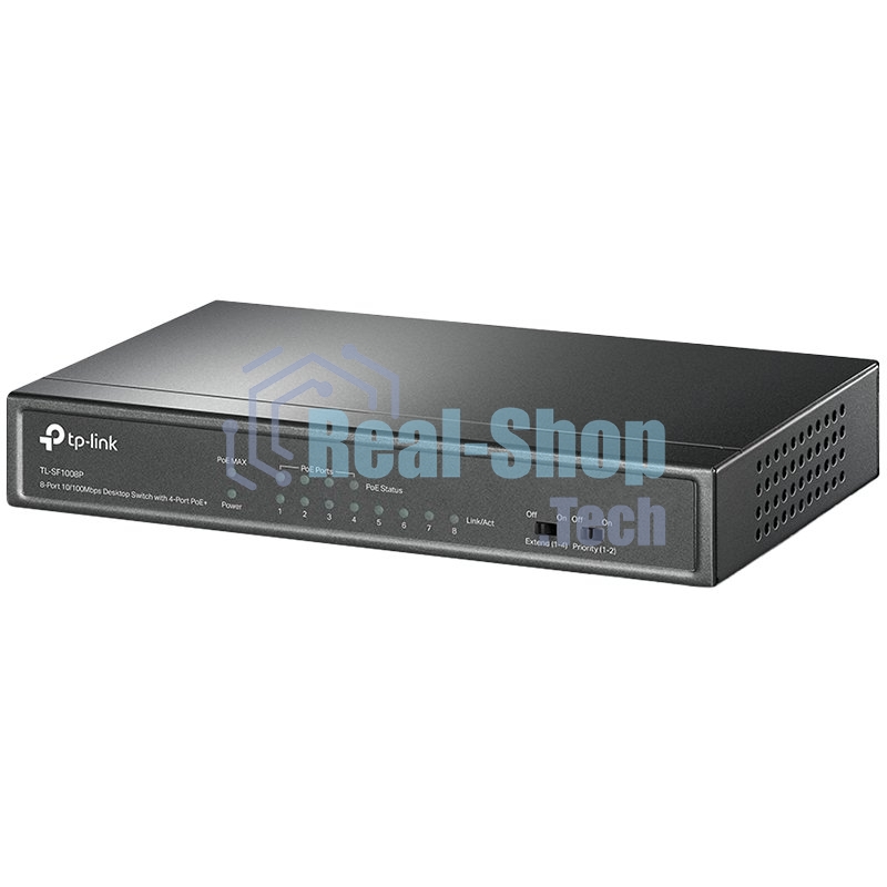 Коммутатор TP-Link SMB TL-SF1008P Коммутатор 8-port 10/100M Desktop PoE Switch