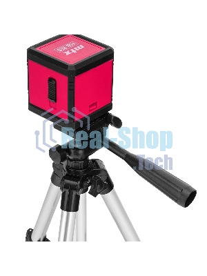 Лазерный уровень MTX XQB RED Pro SET, 10 м, красный луч, батарейки, штатив