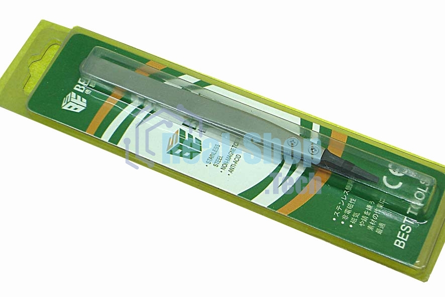 Пинцет Best BST-242 прямой антистатический 130мм