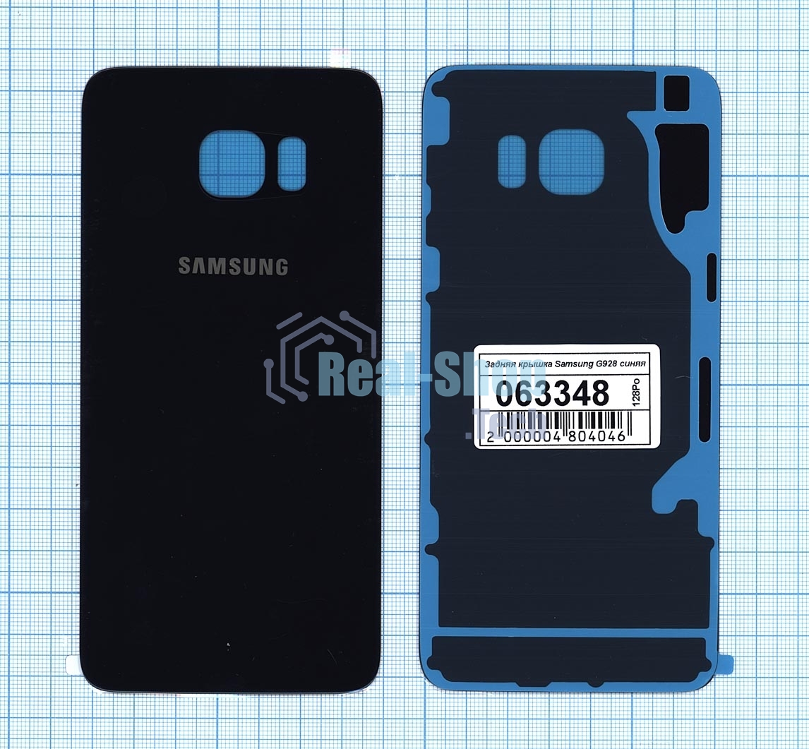 Задняя крышка для Samsung G928 Galaxy S6 Edge Plus темно-синий