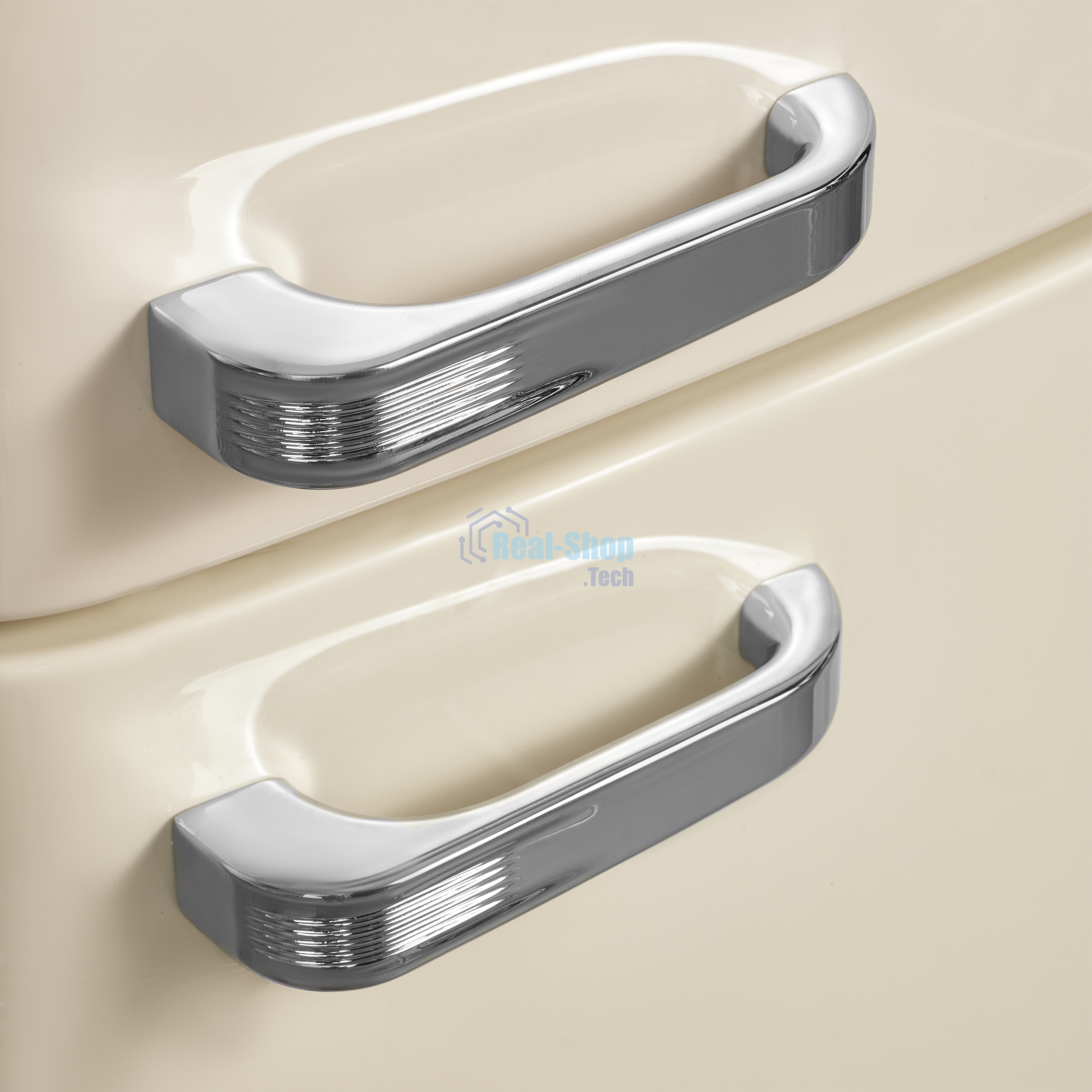 Холодильник Maunfeld MFF186NFRBG бежевый двухкамерный 181/71л морозилка снизу