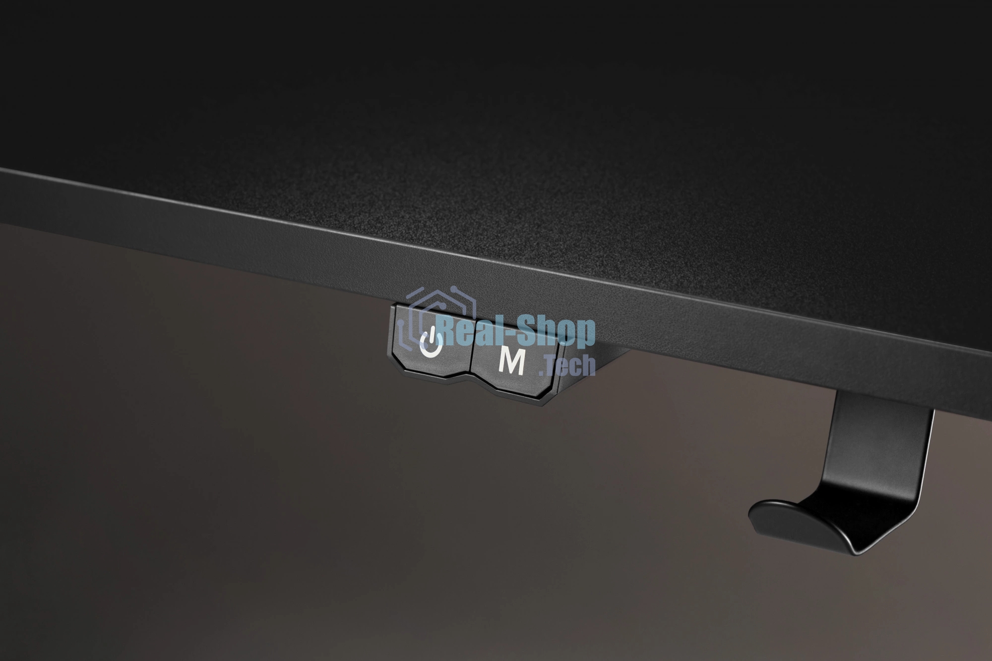 Стол игровой Cactus CS-GMD-BK-RGb столешница МДФ, черный каркас черный 136x60x75 см