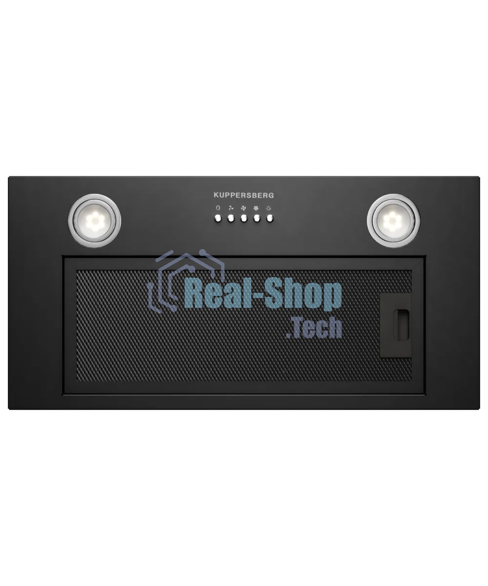 Вытяжка встраиваемая Kuppersberg Inpush 60 B черный, 60 см, 780 куб. м/ч, 62 дБ