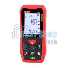 Лазерный дальномер UNI-T LM50A до 50 метров Диапазон расстояний (50 м); Тип дисплея (ЖК); Единицы измерения (м/фут/дюйм); Основа измерения (спереди/сзади);