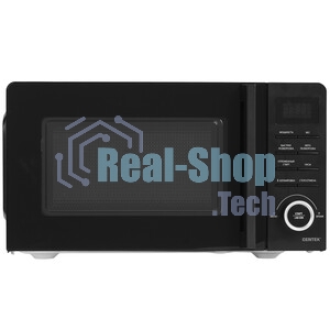 Микроволновая печь Centek CT-1562 черный, 20 л, 700 Вт, переключатели - кнопки, поворотный механизм
