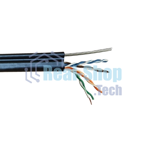 Кабель информационный Lanmaster TWT-5EUTP-OUT-TR кат.5е U/UTP не экранированный 4X2X24AWG PE внешний 305м черный