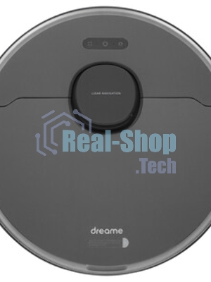 Робот-пылесос Dreame RLS6AD D10S Plus черный, 5200 мА·ч Li-Ion, уборка сухая/влажная, пылесборник контейнер 0.4 л