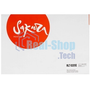 Картридж лазерный Sakura MLTD205E для Samsung ML-3710/3712 SCX-5637/5737/5639/5739, черный, 10000 к.