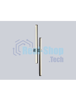 Настенный светодиодный светильник Ambrella light FL6162 BK черный 28W 3000K-6400K 810*120*65