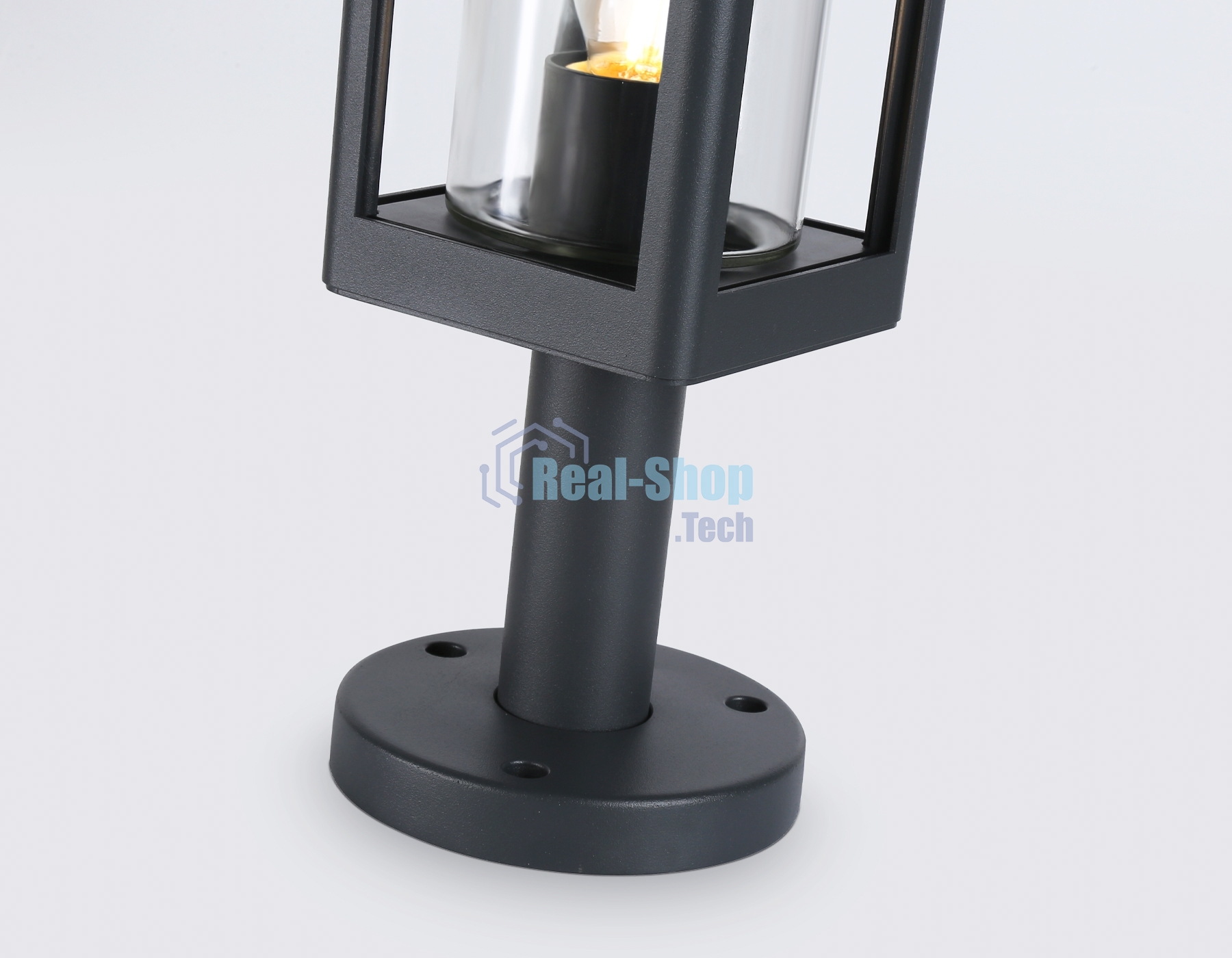 Светильник Ambrella light ST2409 GR/CL серый/прозрачный IP54 E27 max 40W 110*110*350