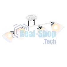 Светильник Ambrella light TR303003/4 WH/CH/FR белый/хром/белый матовый E27/4 max 40W 780*350*240