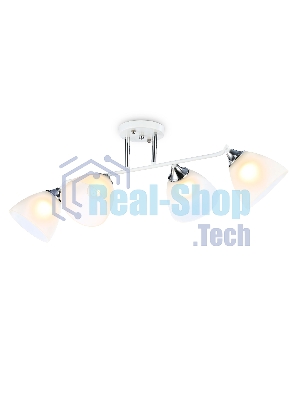 Светильник Ambrella light TR303003/4 WH/CH/FR белый/хром/белый матовый E27/4 max 40W 780*350*240