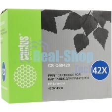 Картридж лазерный Cactus CS-Q5942X черный (20000 стр.) для HP 4250/4350