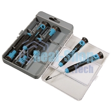 Набор отверток Gross 13347 для точной механики crmo двухкомпонентные рукоятки 6 шт. пласт. бокс