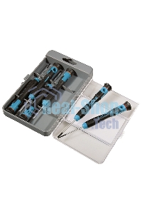 Набор отверток Gross 13347 для точной механики crmo двухкомпонентные рукоятки 6 шт. пласт. бокс