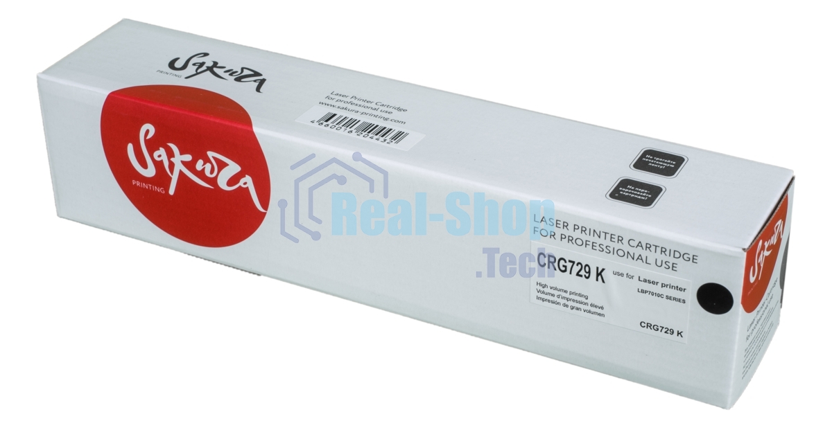 Картридж лазерный Sakura CRG729K для Canon LBP 7010C/7018C, черный, 1200 к.