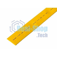 Трубка термоусадочная Rexant 25.0/12.5 1м желтый